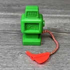 Vintage Fisher Price Little People Green Fuel Gasoline Pump with Gas Handle