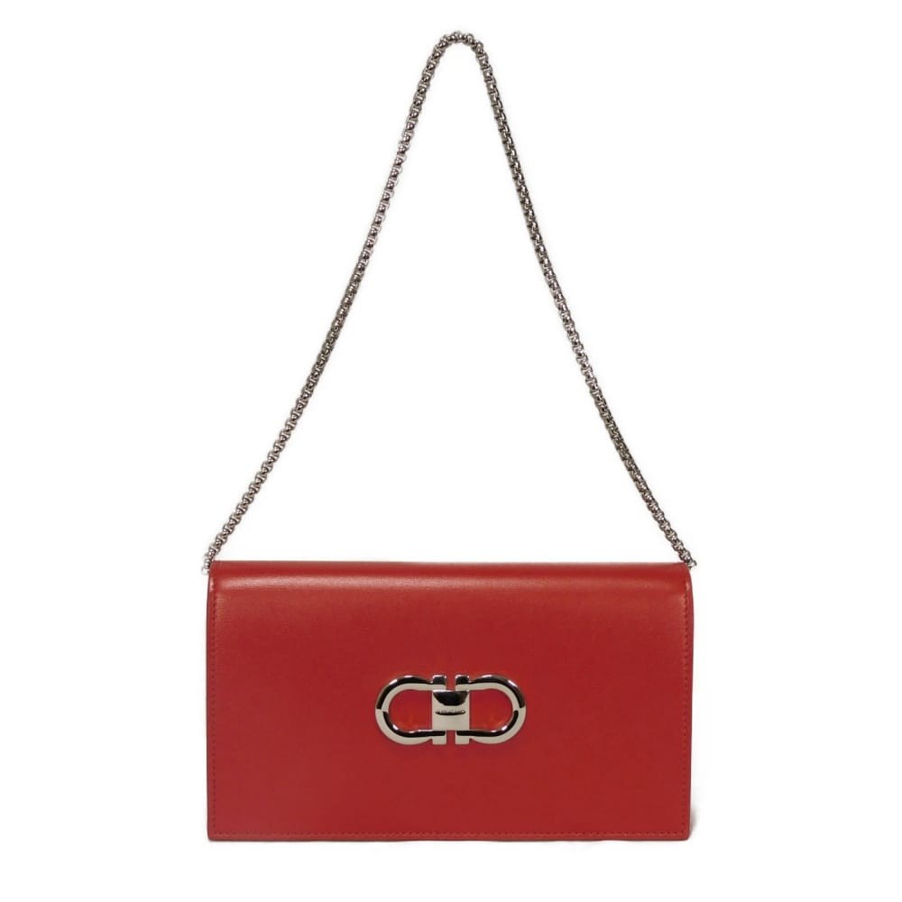 Salvatore Ferragamo Double Gancini Mini Chain Bag 218357 Shoulder