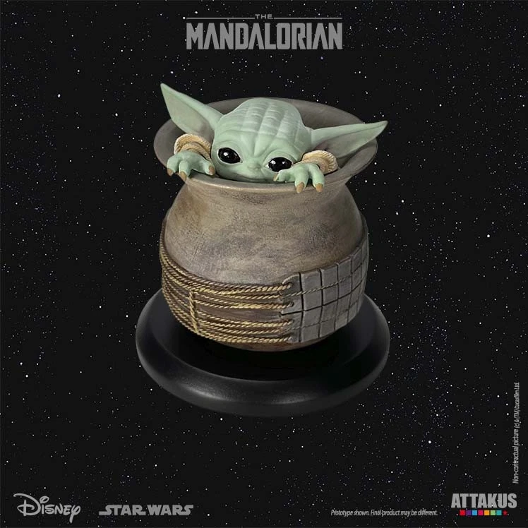 Statuetta in resina Grogu ""In the Jar"" 1/5e - The Mandalorian - Made in Franc - Immagine 3 di 4