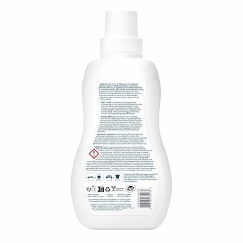 Detergente para ropa para bebés, verificado EWG, fórmula a base de plantas y minerales, HE Com... - Imagen 7 de 7