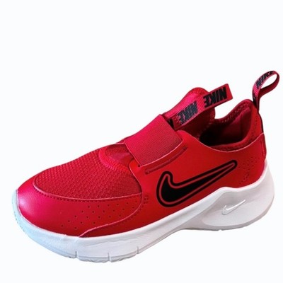 Nike Boys Flex Runner 3 Red Black  Slip On Shoes Size 12 Toddler Sneakers