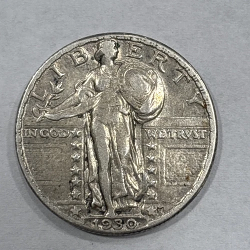 1930 Standing Liberty Silver Quarter XF +