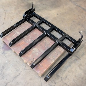 Auction 42" Clamp Debris Forks Tractor Skid Steer Loader Bucket Pallet Forks