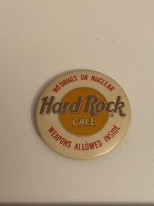 Hard Rock Cafe Pin Back Button P159