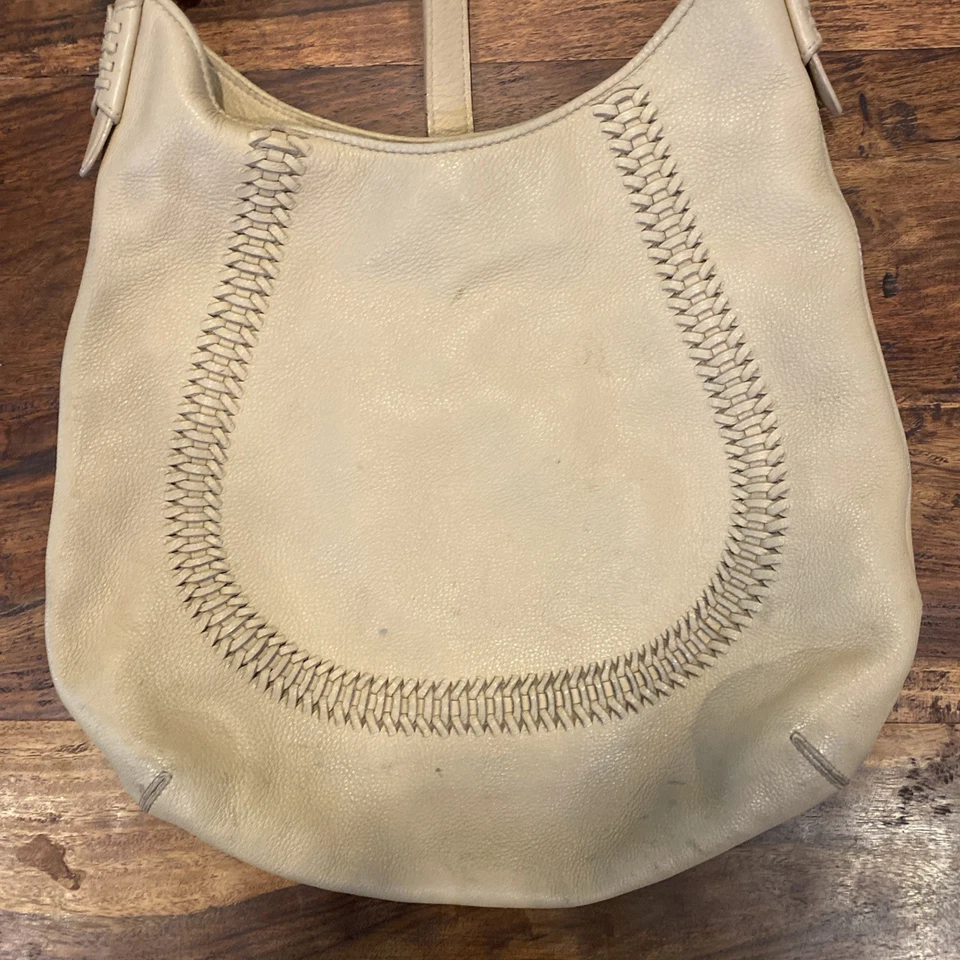 Bolso de Hombro Hobo Lauren Ralph Lauren Indian Cove Gamuza Cuero Negro Foto 2 de 4