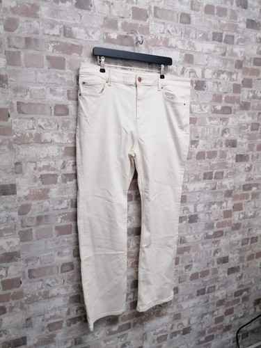 M&S Womens White Jeans Size UK 20 - Picture 3 of 8