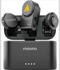 Maono Wave T5 AI Wireless Lavalier Microphone With AI Noise Reduction