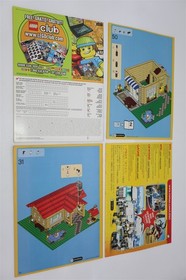 LEGO #6754 ( INSTRUCTION MANUAL ONLY SET OF 4 ) Lego Creator Family Home 