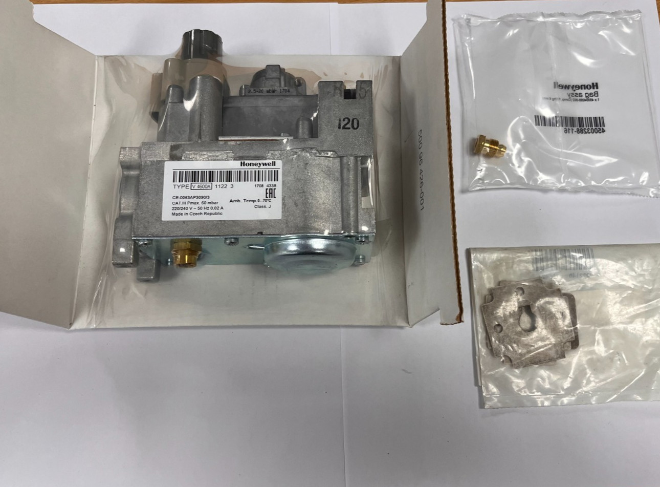 IDEAL 171925 GAS VALVE KIT - HONEYWELL V4600A1122U