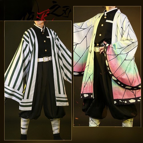 Demon Slayer Obanai Iguro Kostüm Cosplay Requisite Anime Frauen Uniform Halloween Neu - Bild 20 von 20
