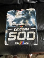 Daytona 500 2025 NASCAR T Shirt Men size XL Tie Dye Red