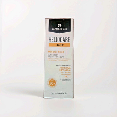 HELIOCARE 360 Mineral Tolerance Fluid SPF50 50 ml Sunscreen Protector Solar New