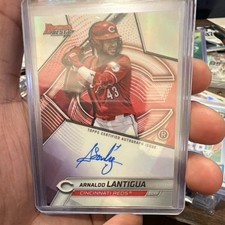 Topps 2025 Bowman's Best Arnaldo Lantigua Autograph Refractor #B25-AL Reds