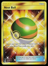 Pokemon Card - Nest Ball Sun & Moon Base Set 158/149 Secret Rare on eBay