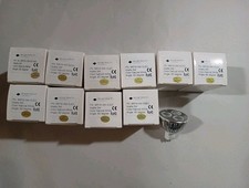 10 X MR16 LED Bulbs Natural White 60° Spot 3W GU5.3 12V Light Bulb Lamp Job Lot 