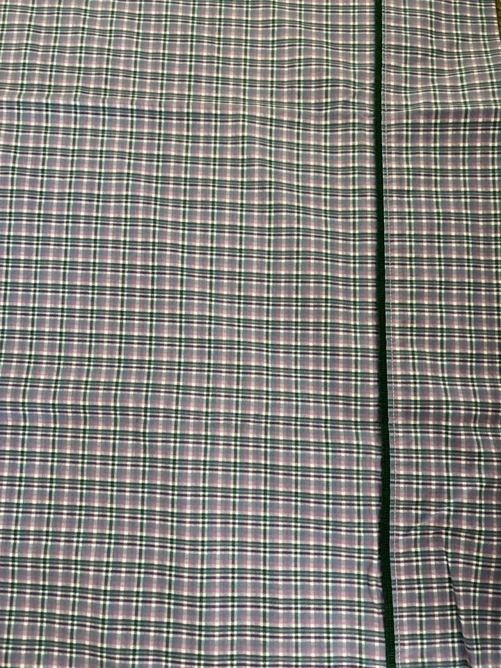 Juego de sábanas dobles y estuche Waverly Garden Room violetas dulces púrpura verde a cuadros de colección Foto 4 de 4