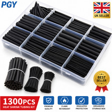 Waterproof Heat Shrink Tubing Kit Adhesive Lined 2:1 Ratio Electrical Wire Wrap
