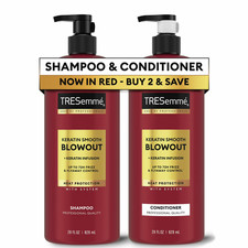 Tresemme Keratin Smooth Shampoo and Conditioner 28 oz 2 Count Duo Pack New