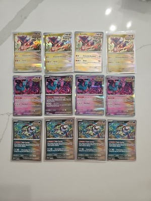 ANCIENT BUNDLE Pokémon TCG Flutter Mane, Brute Bonnet, & Koraidon all HOLO/RH