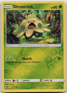 Shroomish 4/73 Shining Legends Reverse Holo Common