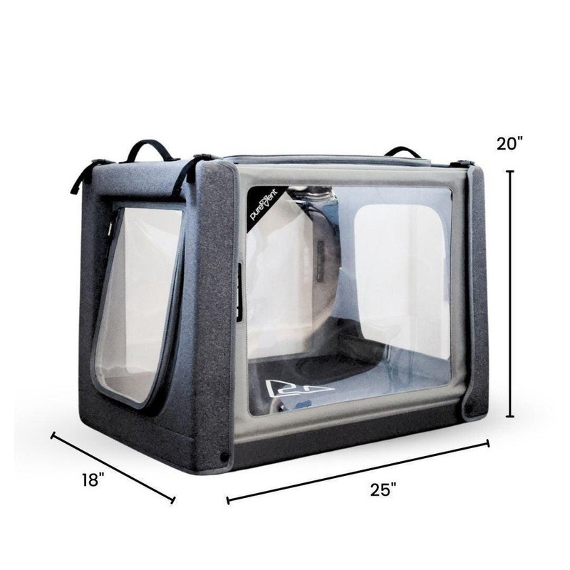 PureVent Pet Oxygen Chamber - Veterinary Oxygen Therapy Cage for Dogs, Cats 