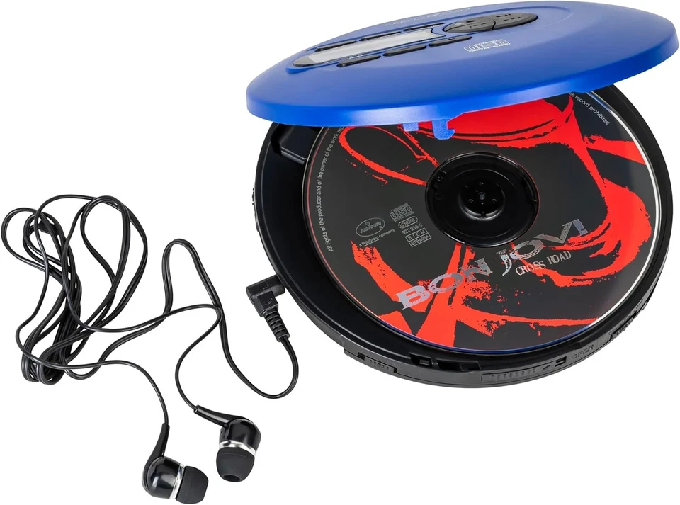 Reflexion CD/MP3 Player - Perfekt für Reisen, mit langlebigem Akku + Mit Kopfhör - Bild 2 von 2