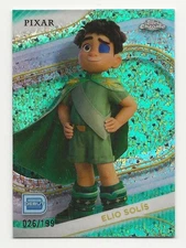 2025 Topps Chrome Disney ELIO SOLIS Aqua Mini-Diamonds Refractor 026/199 #133
