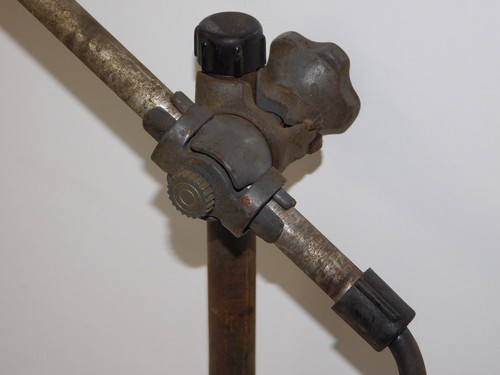 Antique OC White Industrial Machine Light Adjustable Vtg Desk Wall Table Lamp - Picture 11 of 11