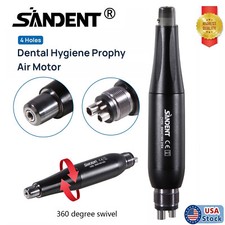 Dental 4:1 Hygiene Prophy Handpiece 4Hole Air Motor Nose Cone 360 Swivel SANDENT