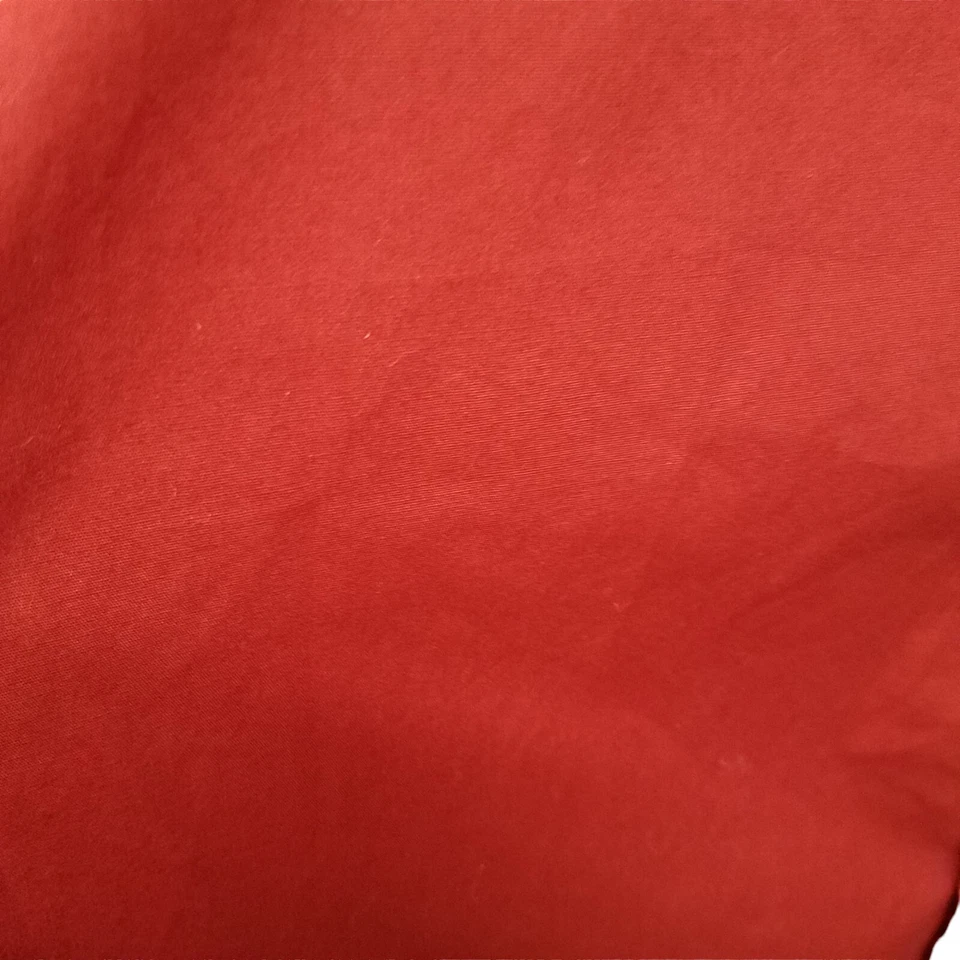 Basic Editions Mens Sz XL Red Solid Long Sleeve Dress Shirt - Image 4 of 4