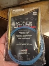 addi Turbo  LACE Circular Knitting Needles Skacel US 10.75 7.0mm 47 inch 120cm