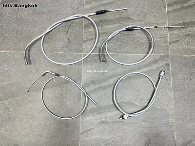Honda Dream C72 CA72 C77 CA77 1960-1961 COMPLETE CABLE SET ( Short Clutch Cable)