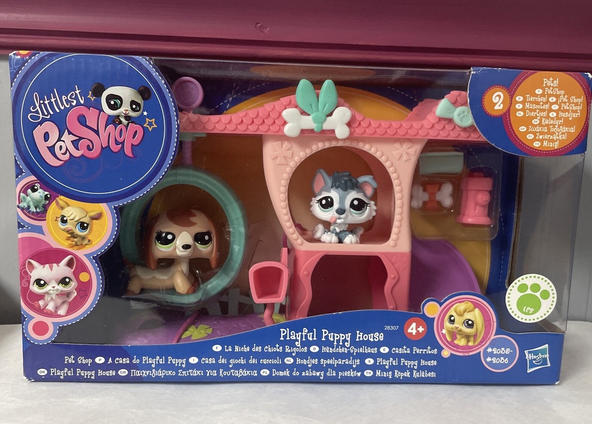 Figurine Littlest Pet Shop - Chien Husky N°386 - Occasion - Univers Hasbro