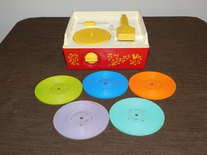 fisher price wind up record player