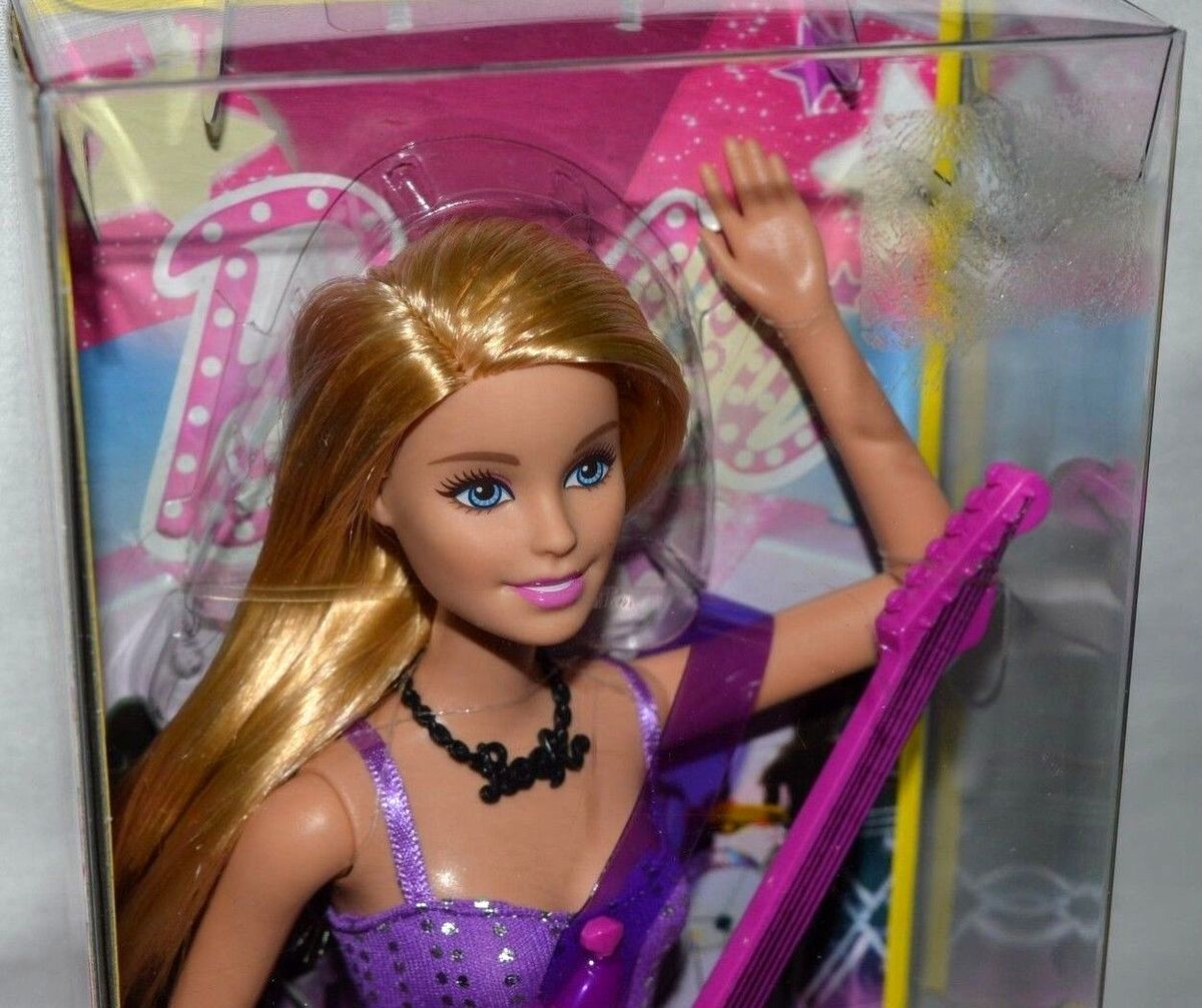 NEW RARE BARBIE DOLL I CAN BE ROCK STAR 2014 GUITAR ROCK NEW RARE BARBIE DOLL I CAN BE ROCK STAR 2014 GUITAR ROCK