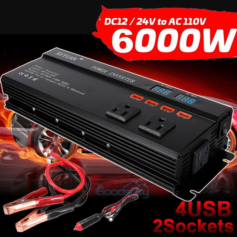 6000W Complete Solar Panel Kit +Solar Power Generator 100A Home 220V