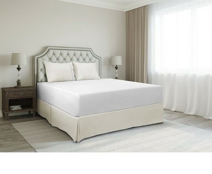 Lux Decor Collection Tailored Bedskirt king size *Vanilla*