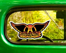 2 AEROSMITH BAND DECALs Sticker Bogo For Car Window Bumper Laptop Phone