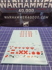 Dark Angels Space Marines Transfers Decals Sheets x1 Warhammer 40k