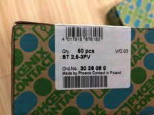 50pcs Phoenix Contact Connecting terminal ST 2,5-3PV 3036068 