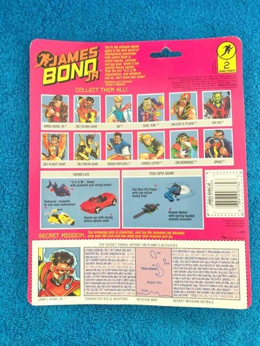 JAMES BOND Jr - Odd Job - IQ - James Bond Jr Scuba - Hasbro Action Figures (3) - Picture 7 of 10