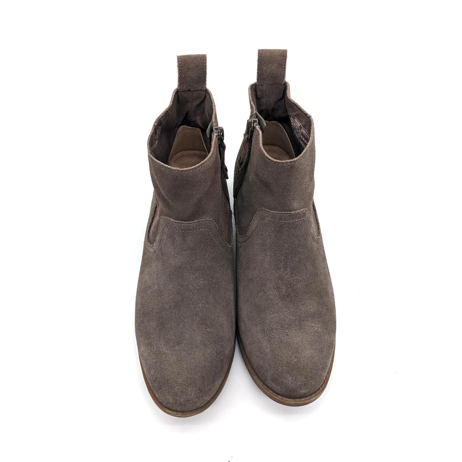 Vionic Vera Gray Suede Side Zip Ankle Booties Wom… - image 5
