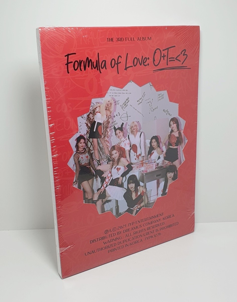 TWICE 3rd Album Formula of Love O+T= 3 BREAK IT Ver CD+Book+7p