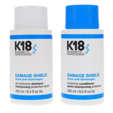 K18 DAMAGE SHIELD pH Protective Shampoo and Conditioner 8.5 oz