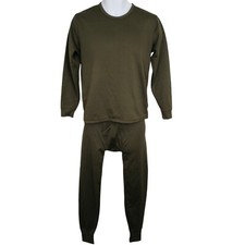 British Army PCS Underwear Thermal Dark Olive Green Base Layer Long John Wicking