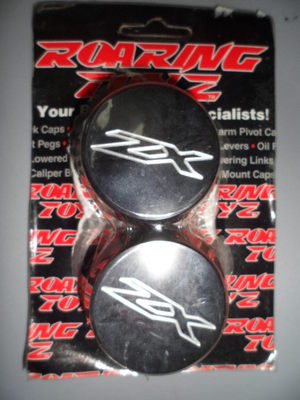NOS Kawasaki Roaring Toyz Aluminum Front Axle Black Cap 1990-2008