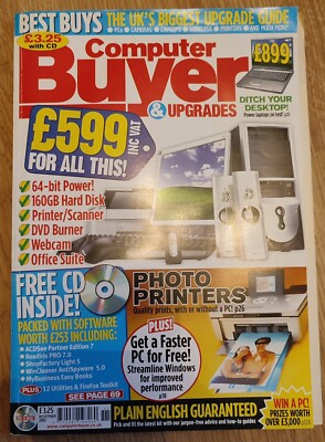 Computer Buyer Magazine Issue 174 Nov 2005, with Disc