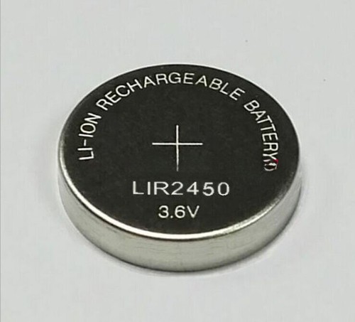 NEW LIR2450 CR2450 2450 Rechargeable Li-ion 3.6V Battery Button/Coin - Bild 4 von 4