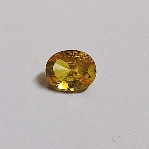 4.5 Ct Certified Natural Oval Cut Yellow Zircon Diamonds VVS Loose Gems AE-951