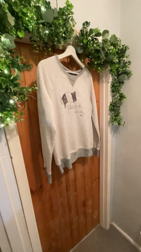 ABERCROMBIE & FITCH CALI PARIS FRANCE SWEATER /JUMPER SIZE M 10/12 - Video 1 of 1